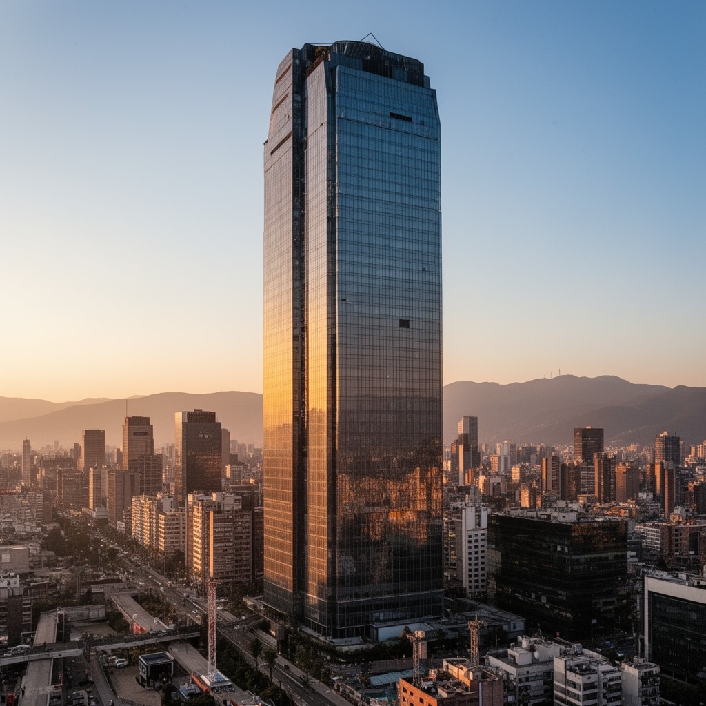AI-generated illustration of Costanera Center