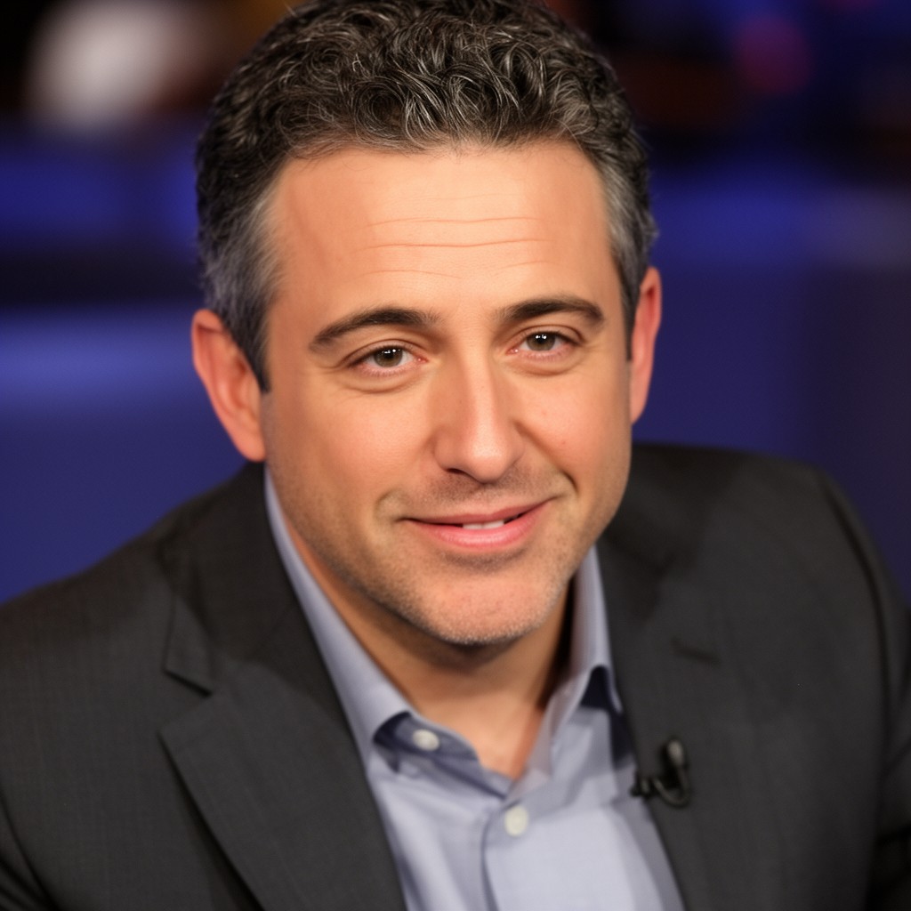 AI-generated illustration of Jon Stewart