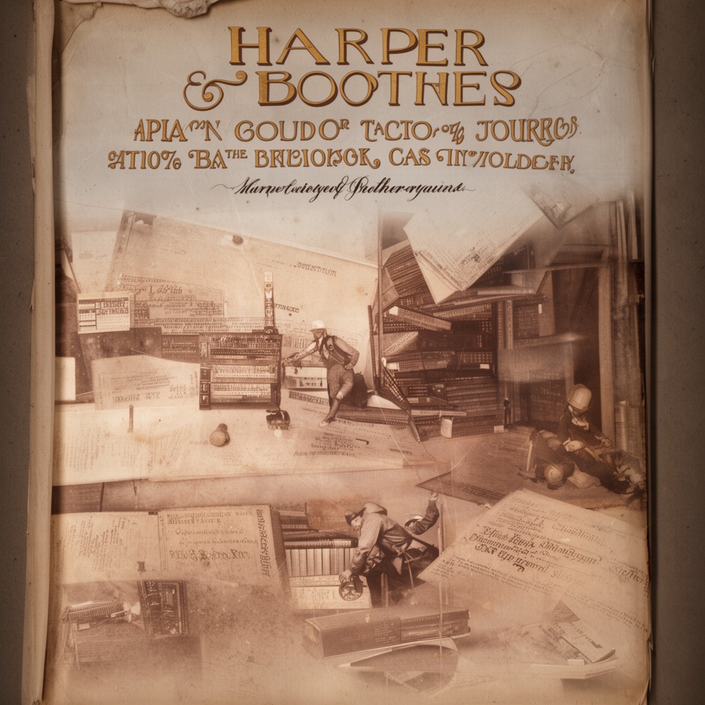 AI-generated illustration of Harper & Brothers