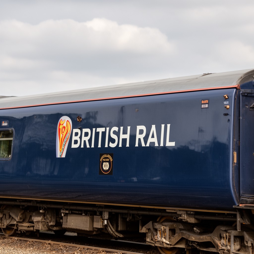 AI-generated illustration of British Rail