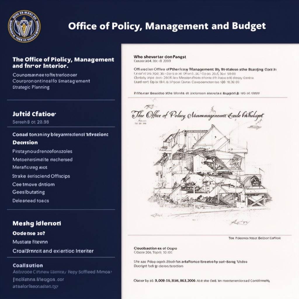 AI-generated illustration of Office of Policy, Management and Budget
