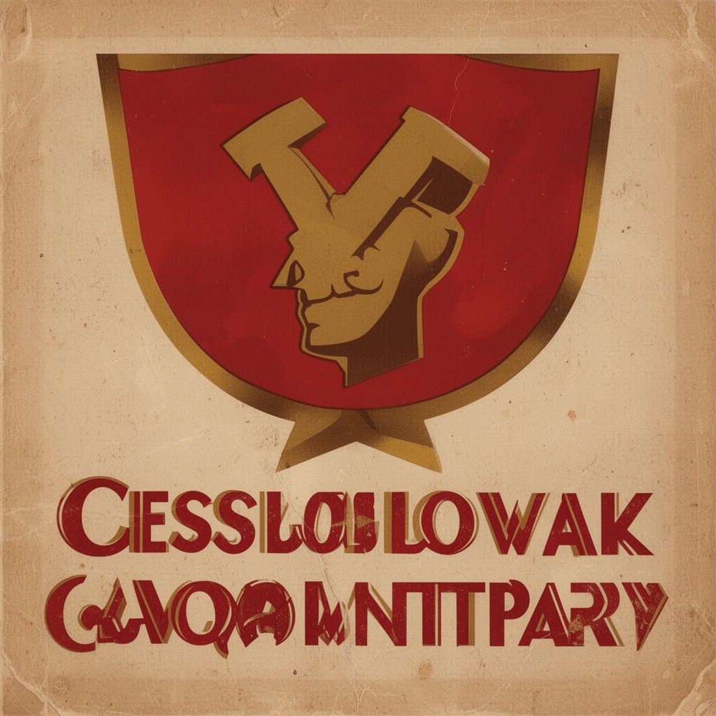 AI-generated illustration of Czechoslovak Communist Party