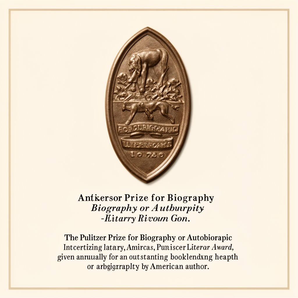 AI-generated illustration of Pulitzer Prize for Biography or Autobiography