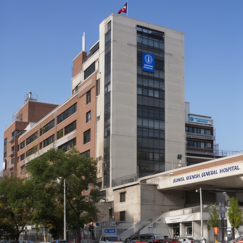 AI-generated illustration of Jewish General Hospital