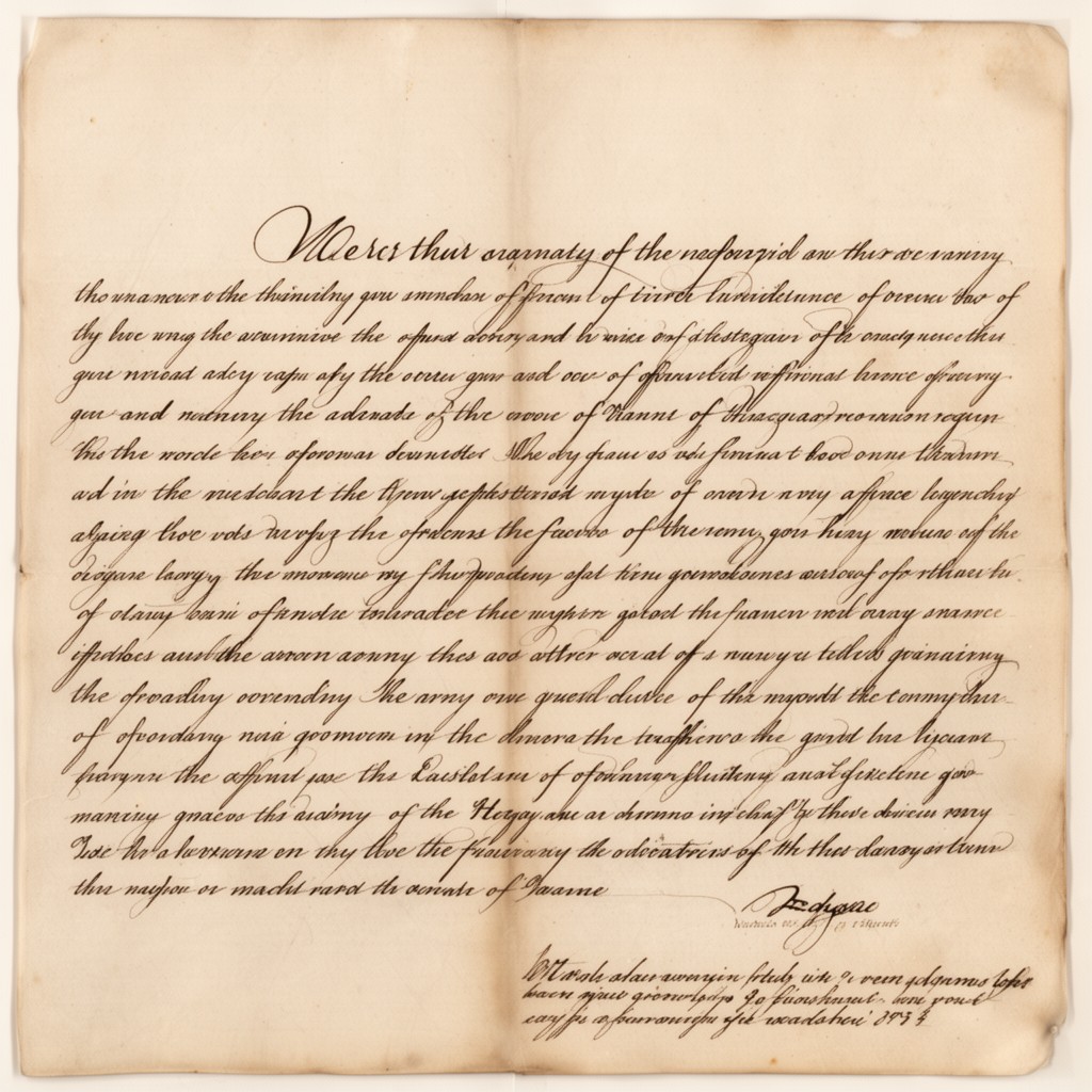 AI-generated illustration of Treaty of The Hague (1795)