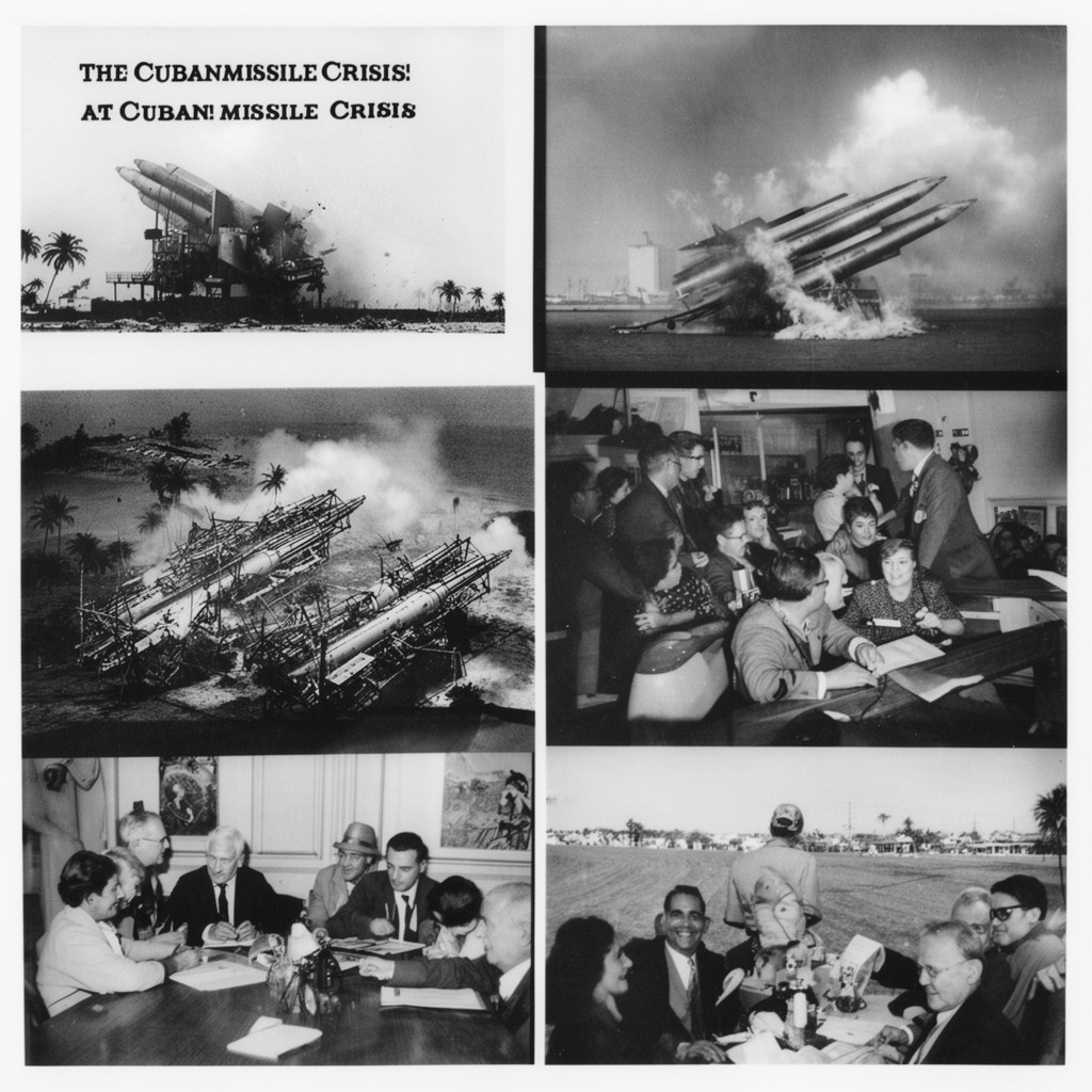 AI-generated illustration of Cuban Missile Crisis