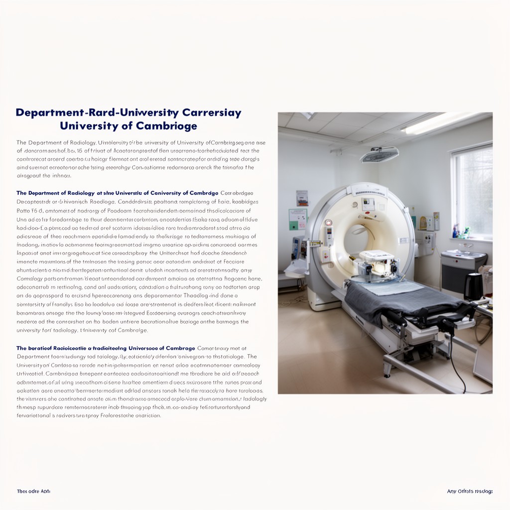 AI-generated illustration of Department of Radiology, University of Cambridge
