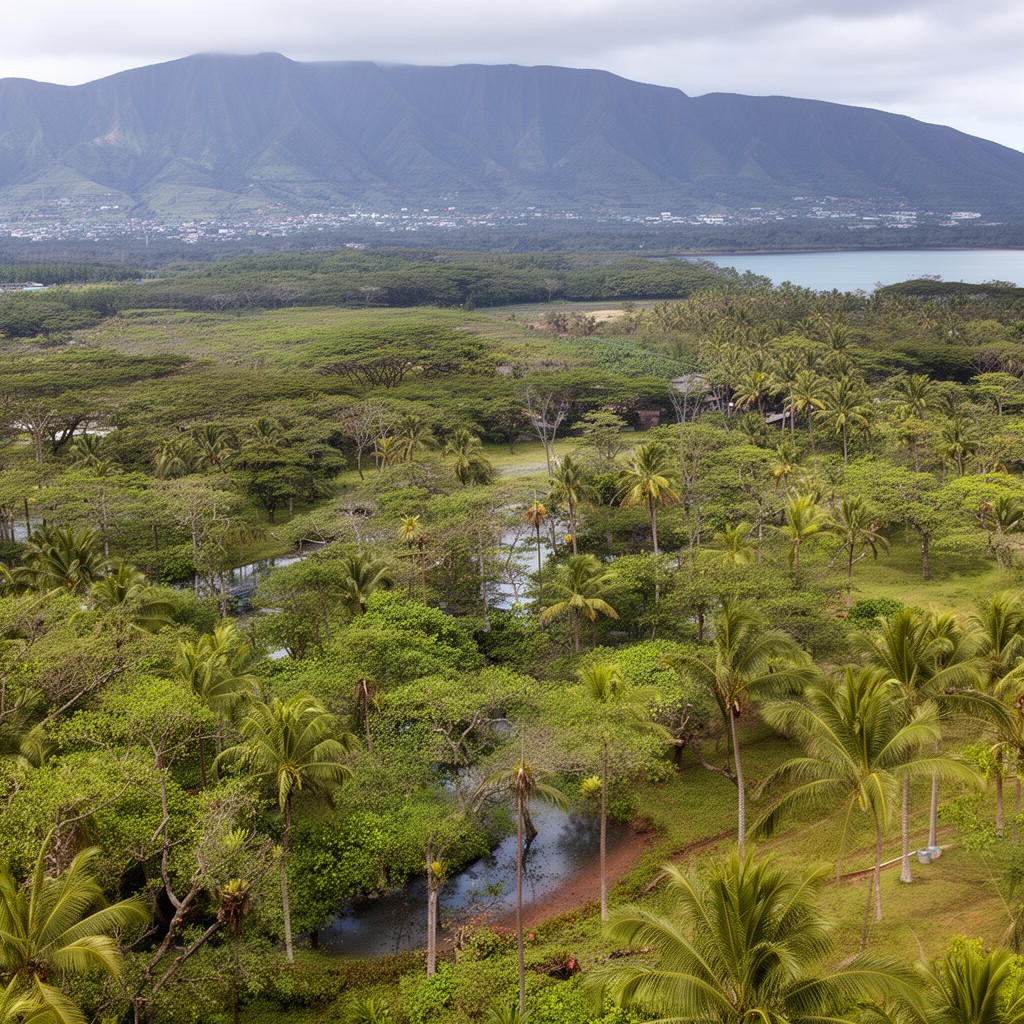 AI-generated illustration of Maui
