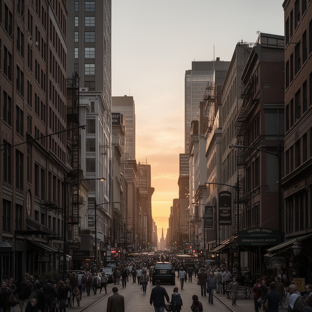 AI-generated illustration of The Manhattan Company