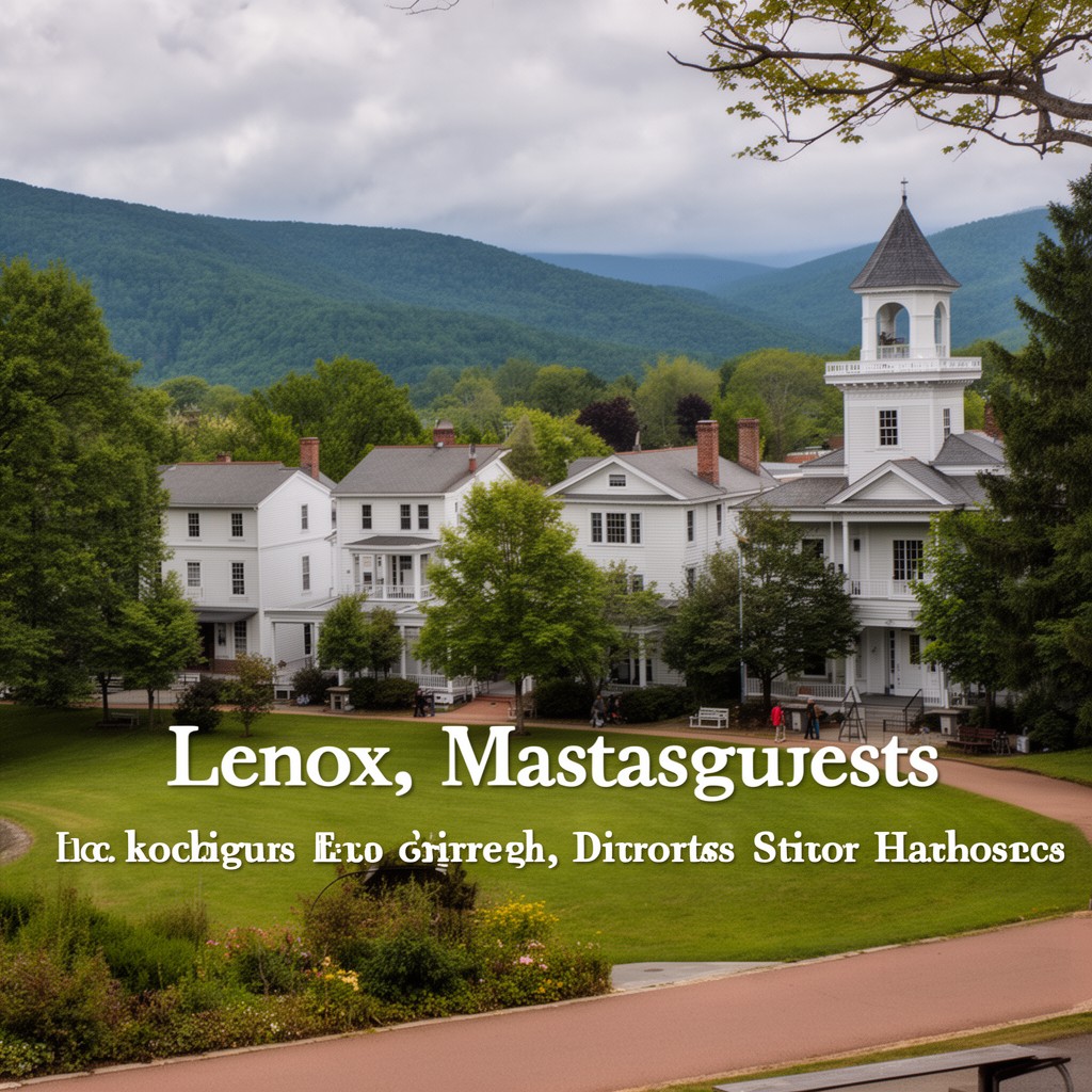 AI-generated illustration of Lenox, Massachusetts, United States