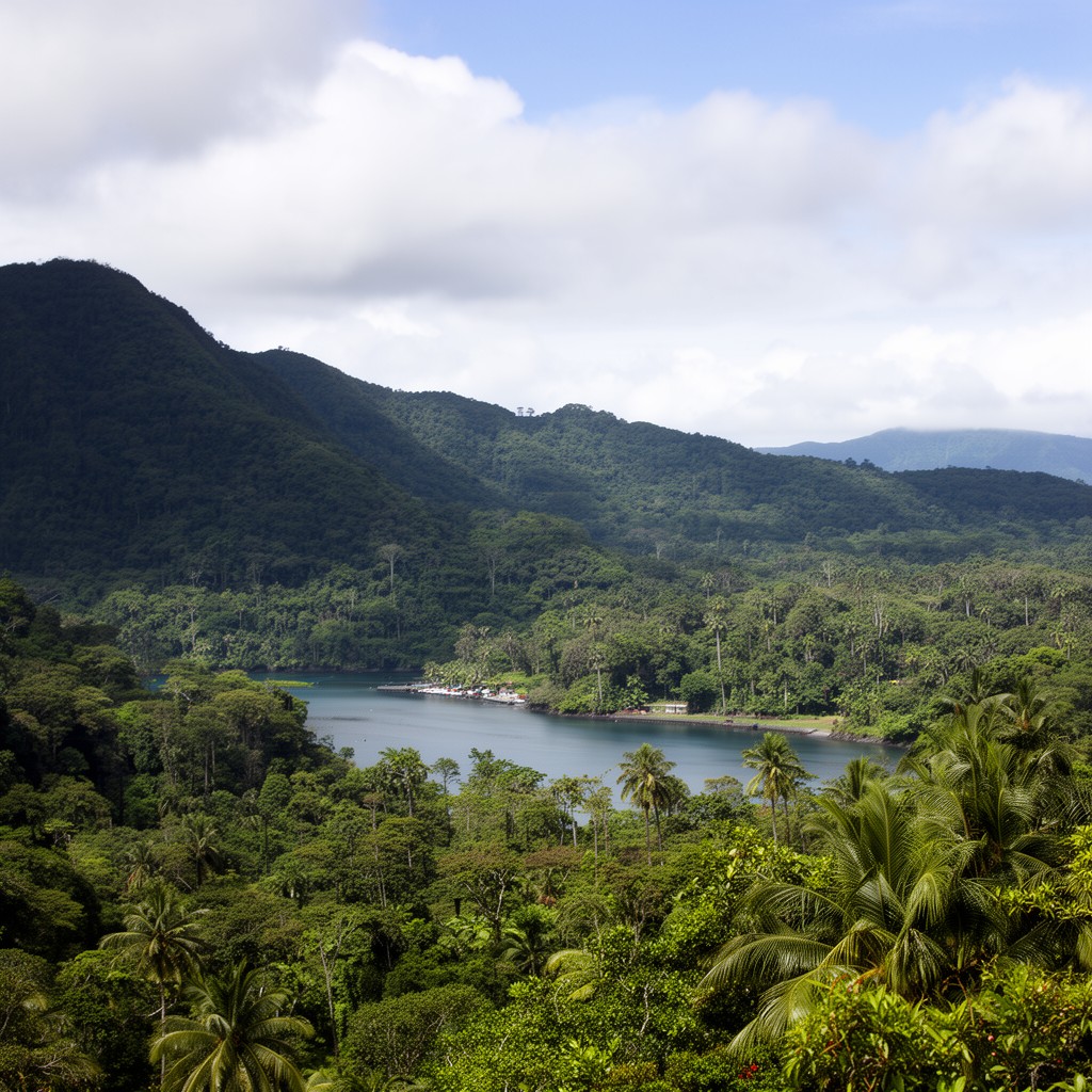 AI-generated illustration of Dominica