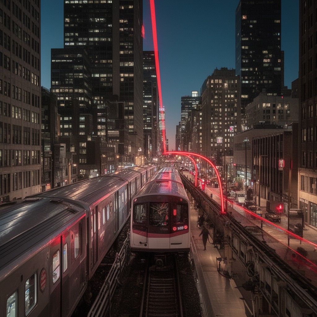 AI-generated illustration of Red Line