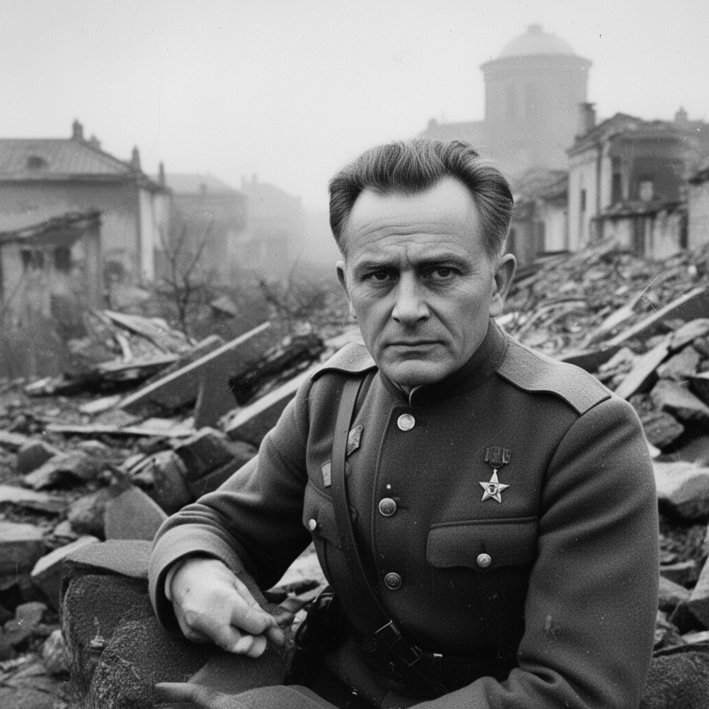 AI-generated illustration of Vasily Chuikov