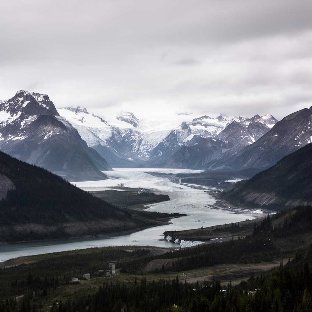 AI-generated illustration of Gulf of Alaska