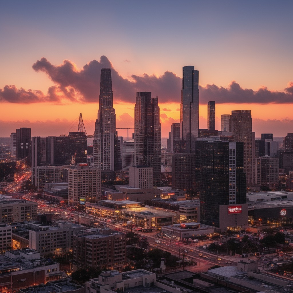 AI-generated illustration of Houston