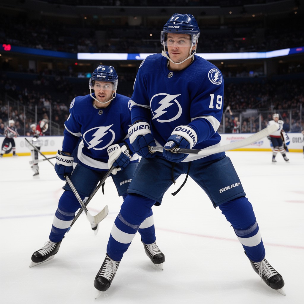 AI-generated illustration of Tampa Bay Lightning