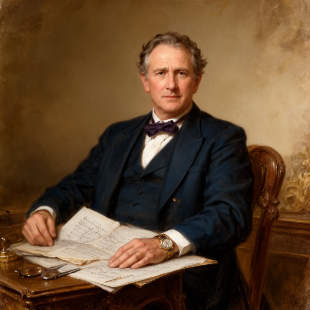 AI-generated illustration of James Carnegie, 11th Earl of Southesk