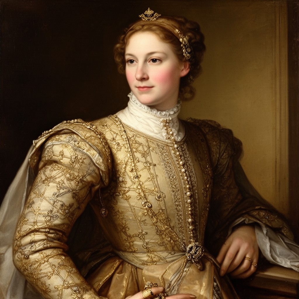 AI-generated illustration of Elizabeth Stuart