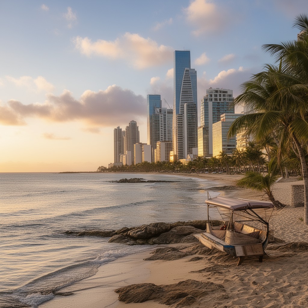 AI-generated illustration of Isla Verde
