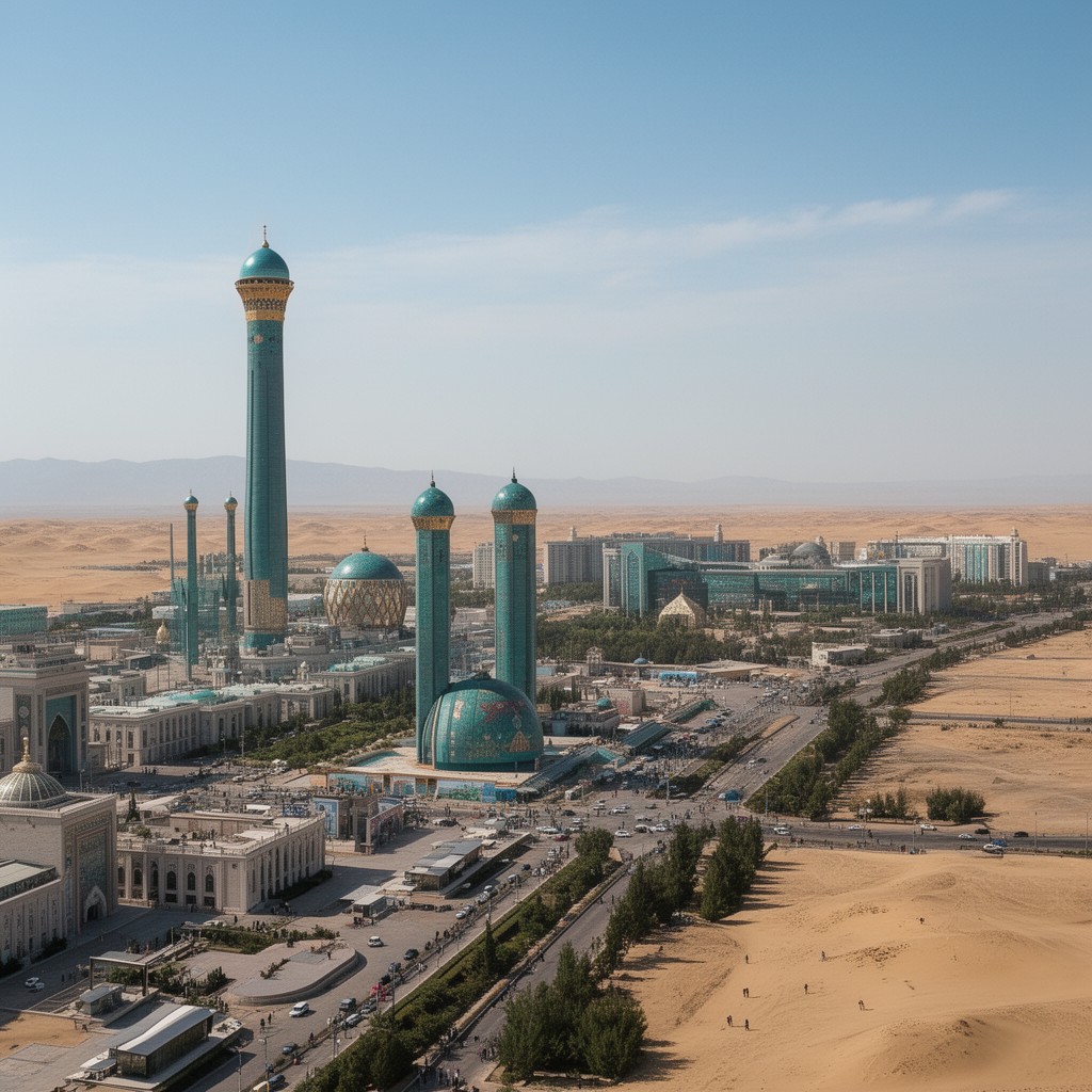 AI-generated illustration of Turkmenistan