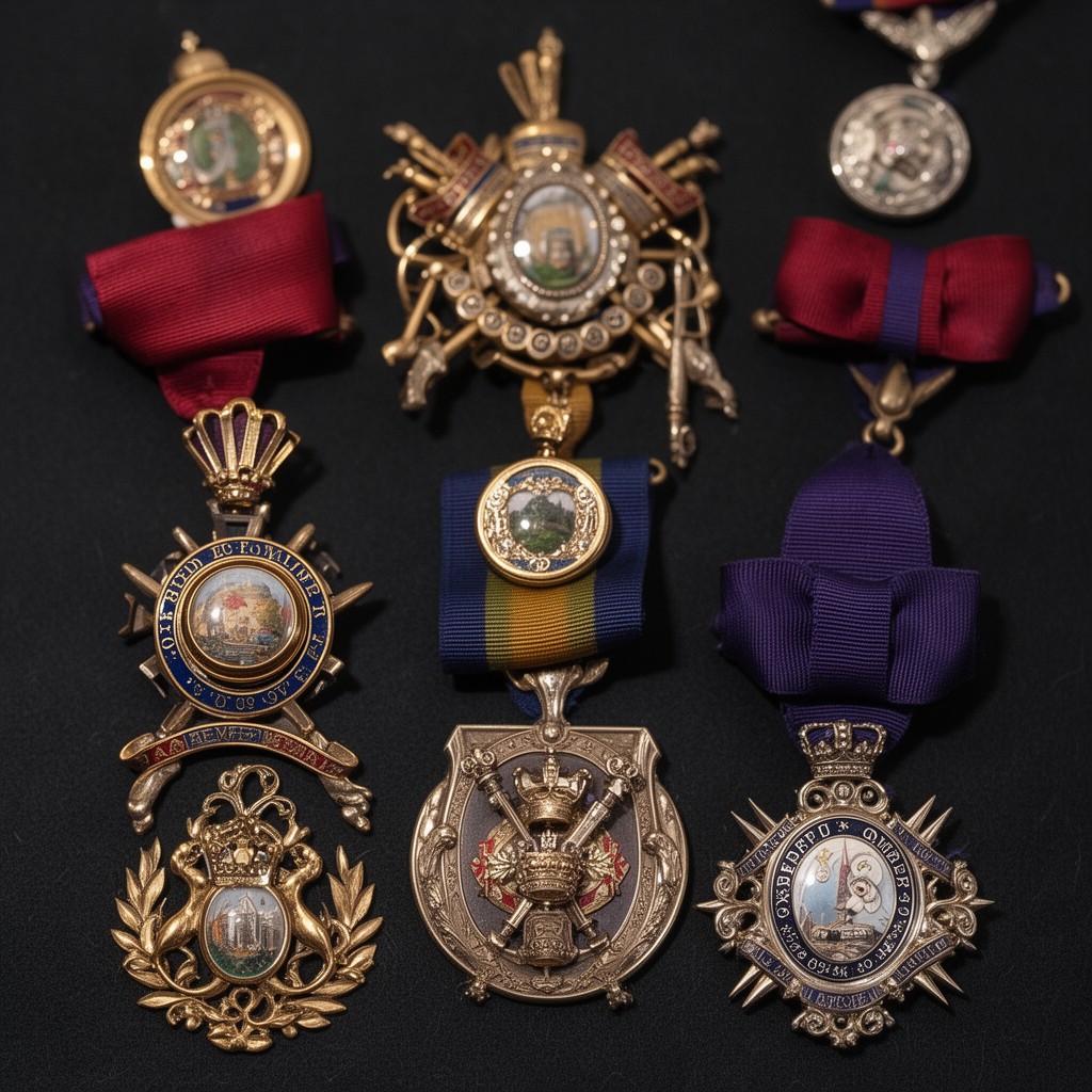 AI-generated illustration of Royal Family Order of George VI