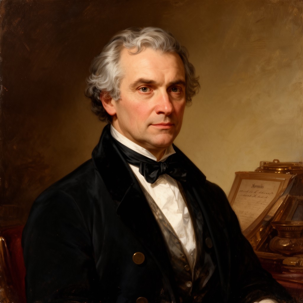 AI-generated illustration of Roger Sherman