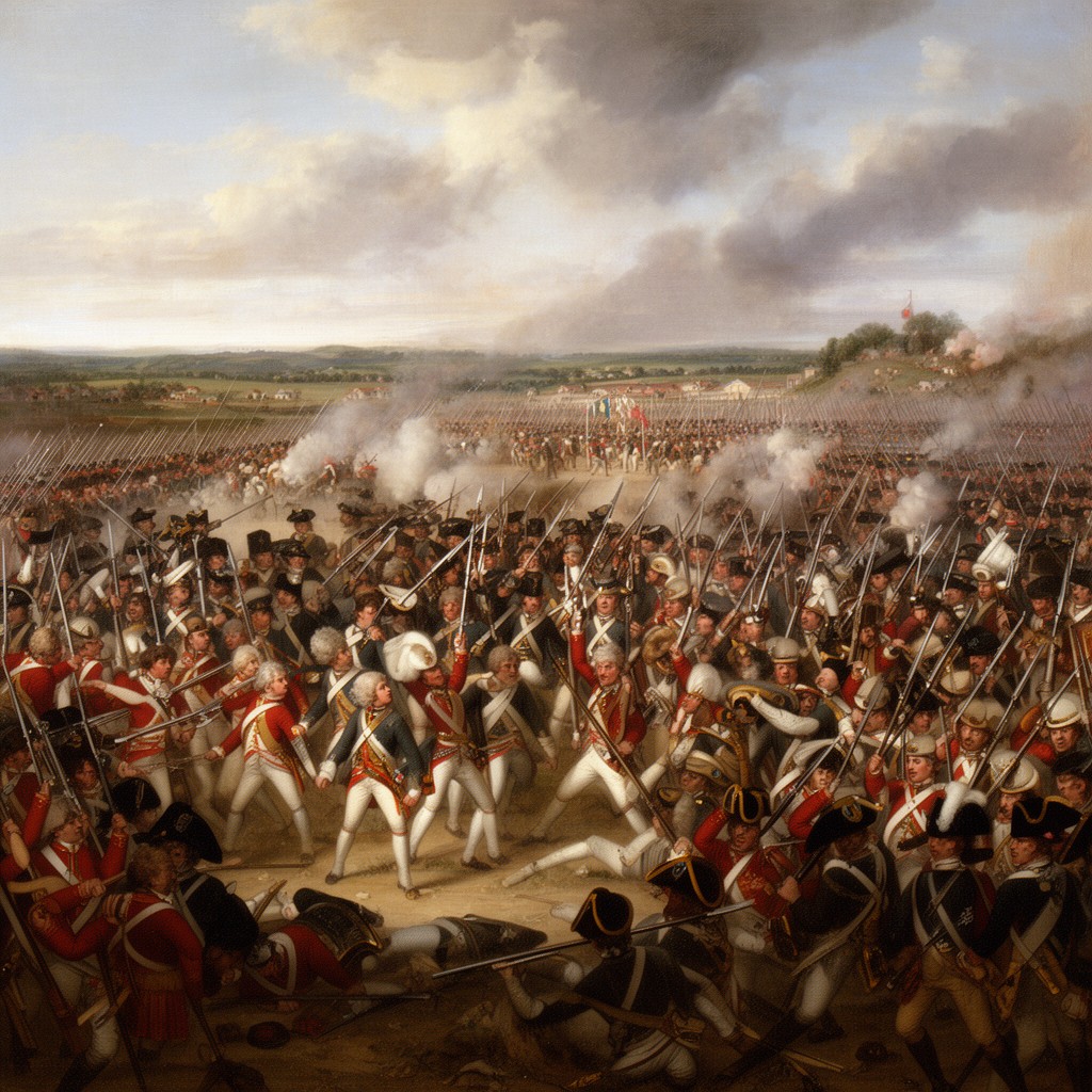 AI-generated illustration of Battle of Minden