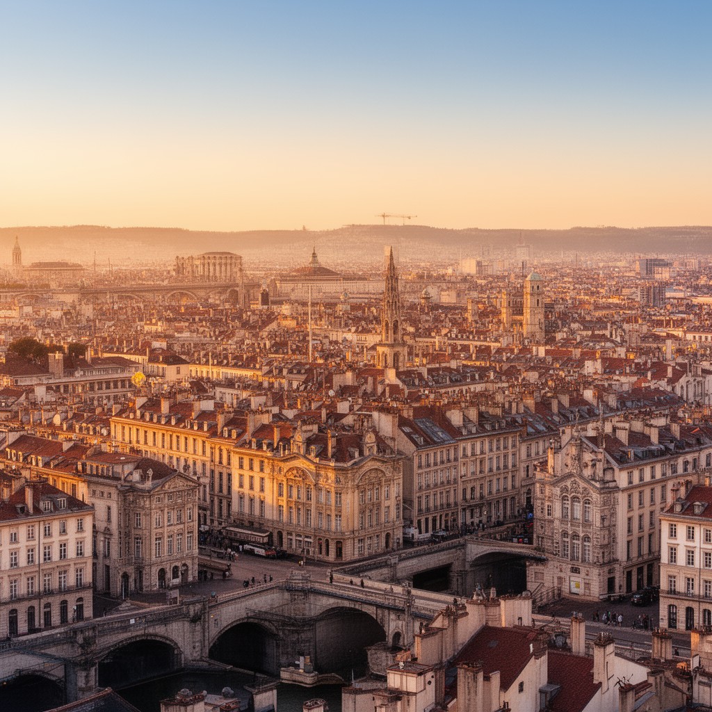 AI-generated illustration of Lyon