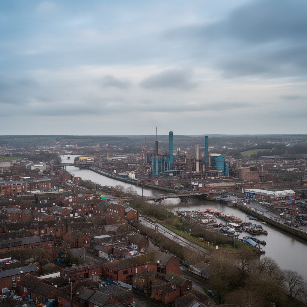 AI-generated illustration of Widnes