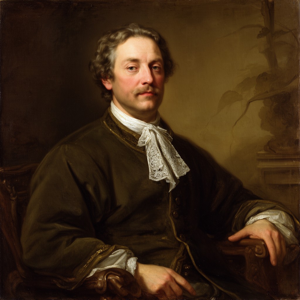 AI-generated illustration of Govert Flinck