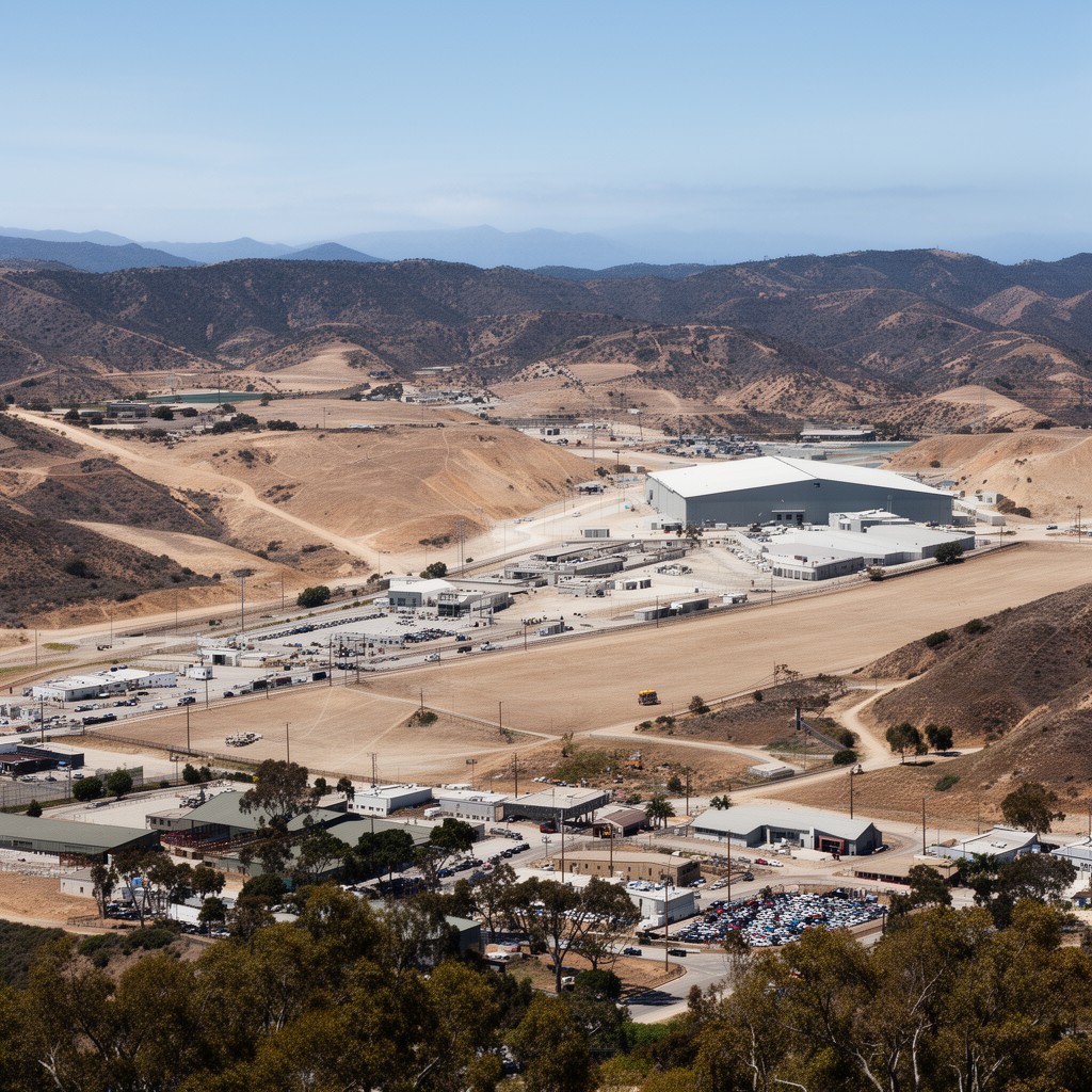 AI-generated illustration of Camp Pendleton, California