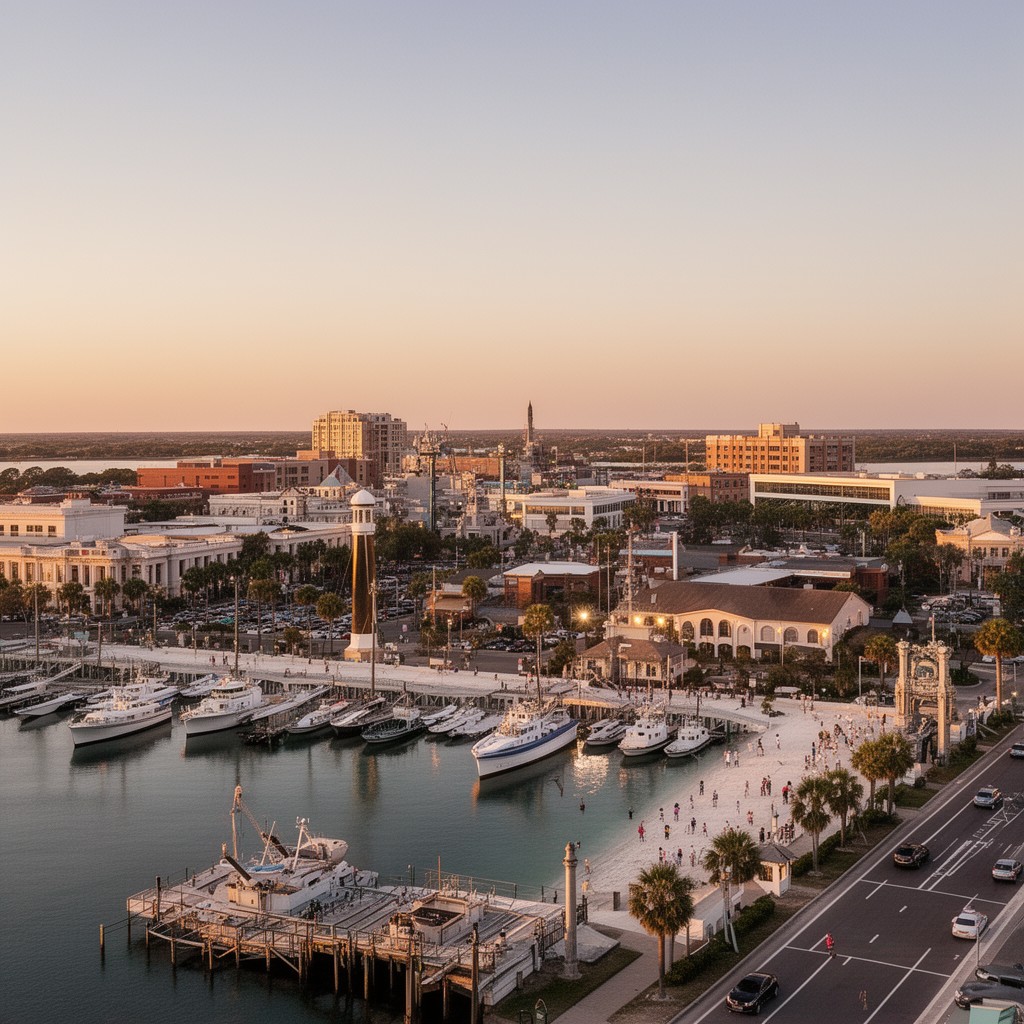 AI-generated illustration of Pensacola, Florida
