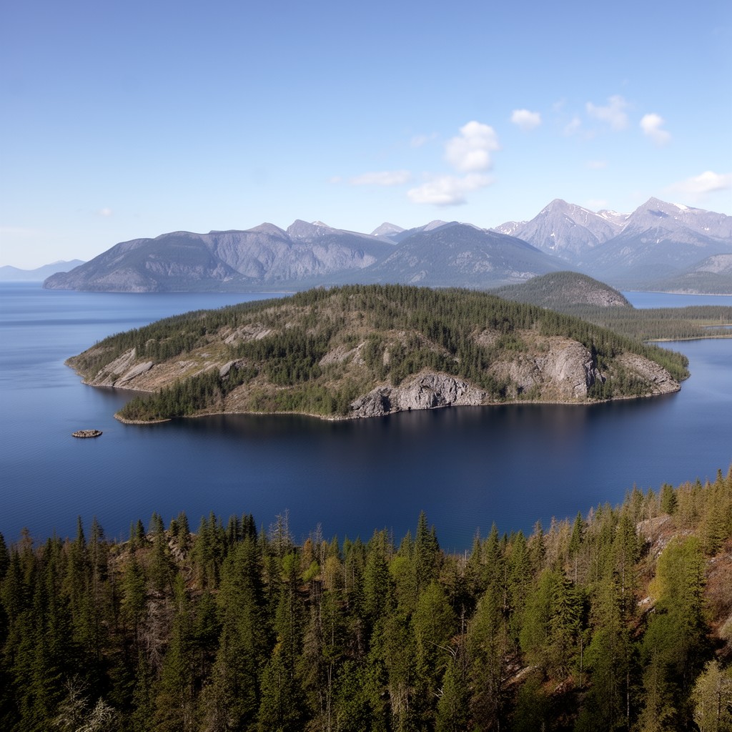 AI-generated illustration of Isle Royale
