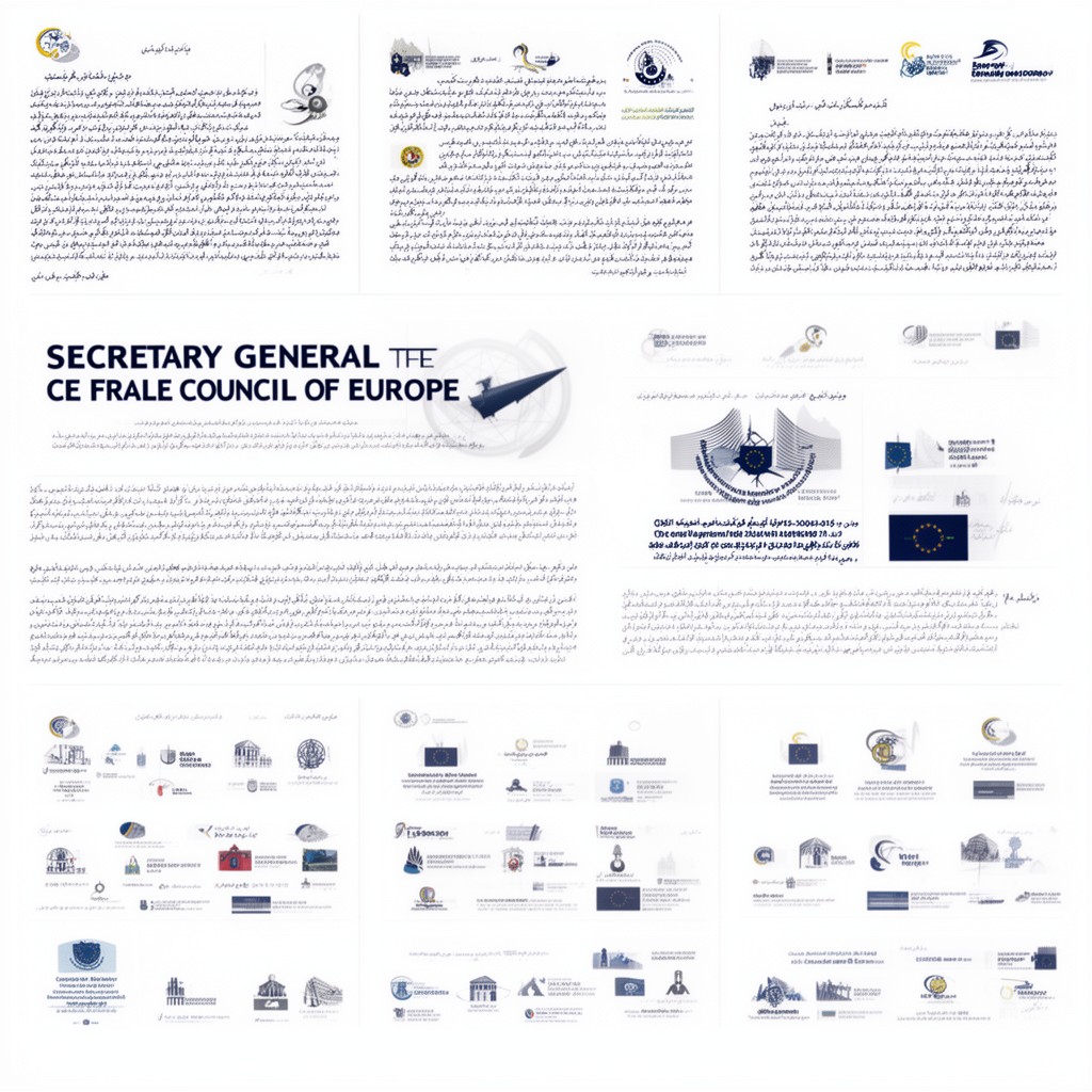 AI-generated illustration of Secretary General of the Council of Europe