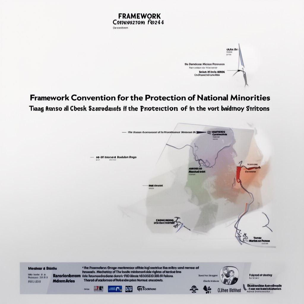 AI-generated illustration of Framework Convention for the Protection of National Minorities