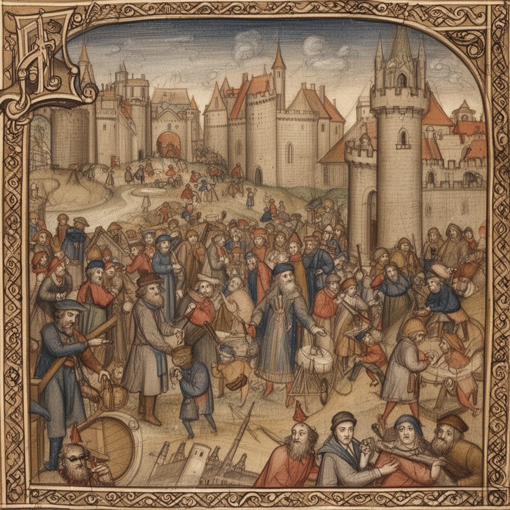 AI-generated illustration of High Middle Ages