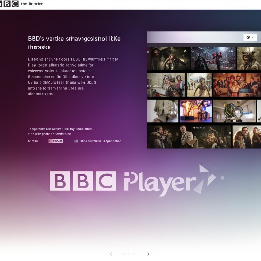 AI-generated illustration of BBC iPlayer
