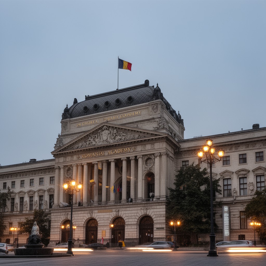 AI-generated illustration of Romanian Academy