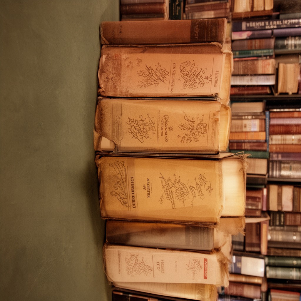 AI-generated illustration of Turkish literature