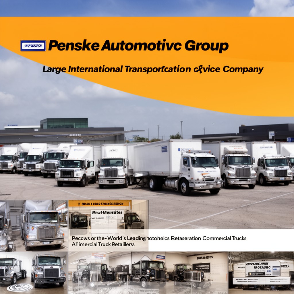 AI-generated illustration of Penske Automotive Group