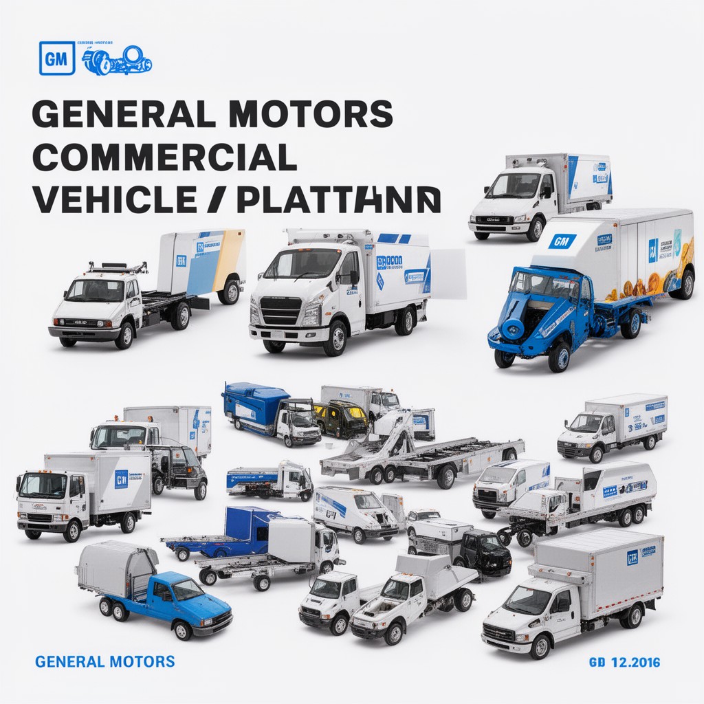 AI-generated illustration of General Motors commercial vehicle platforms