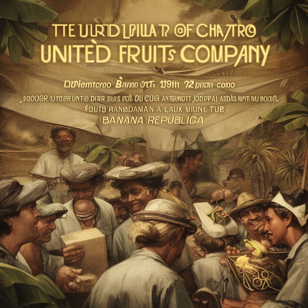 AI-generated illustration of United Fruit Company