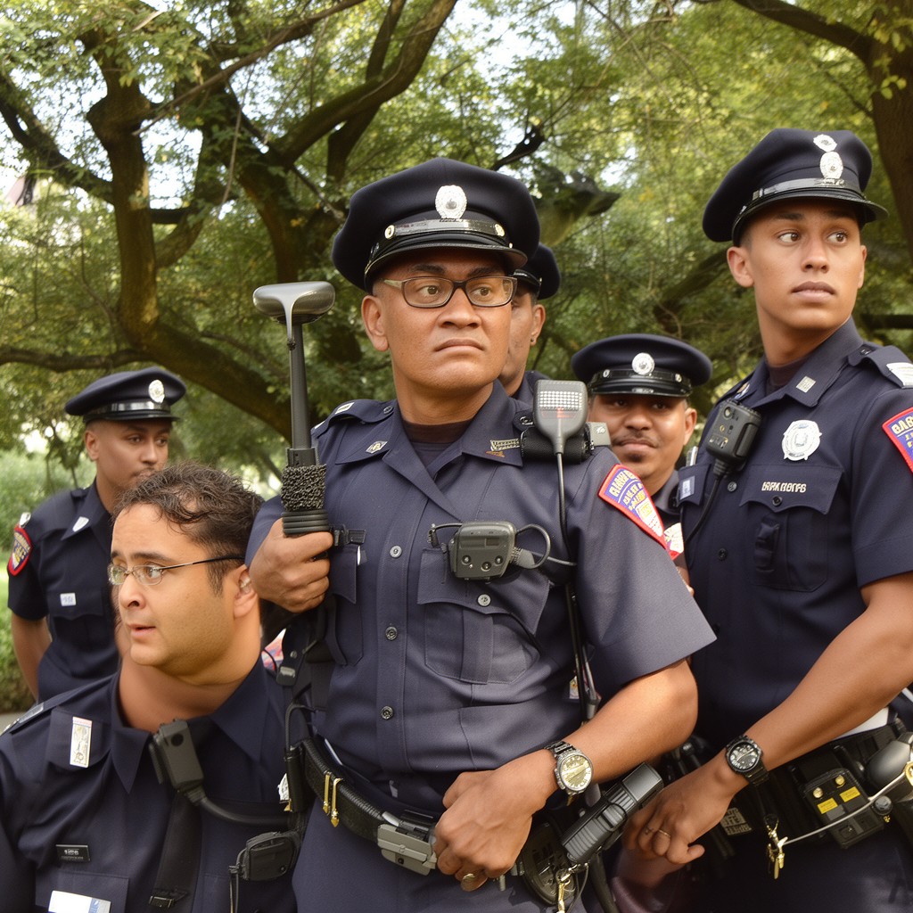 AI-generated illustration of U.S. Park Police