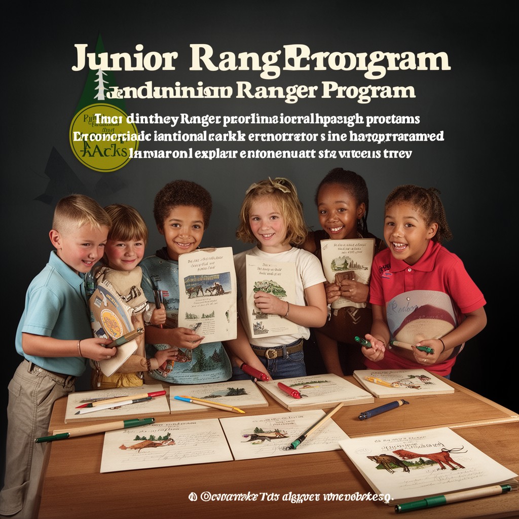 AI-generated illustration of Junior Ranger Program