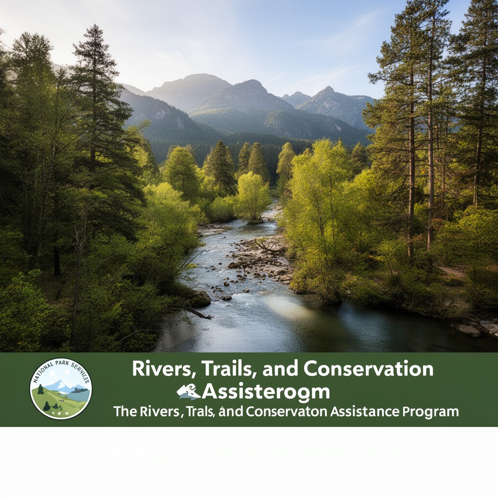 AI-generated illustration of Rivers, Trails, and Conservation Assistance Program