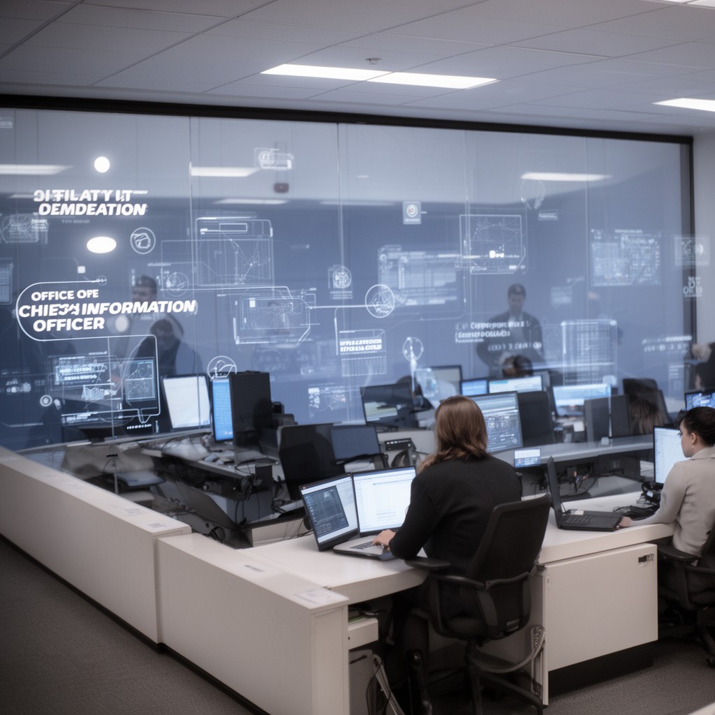 AI-generated illustration of Office of the Chief Information Officer