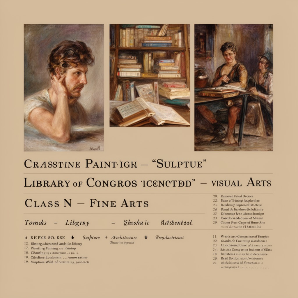 AI-generated illustration of class N – Fine Arts