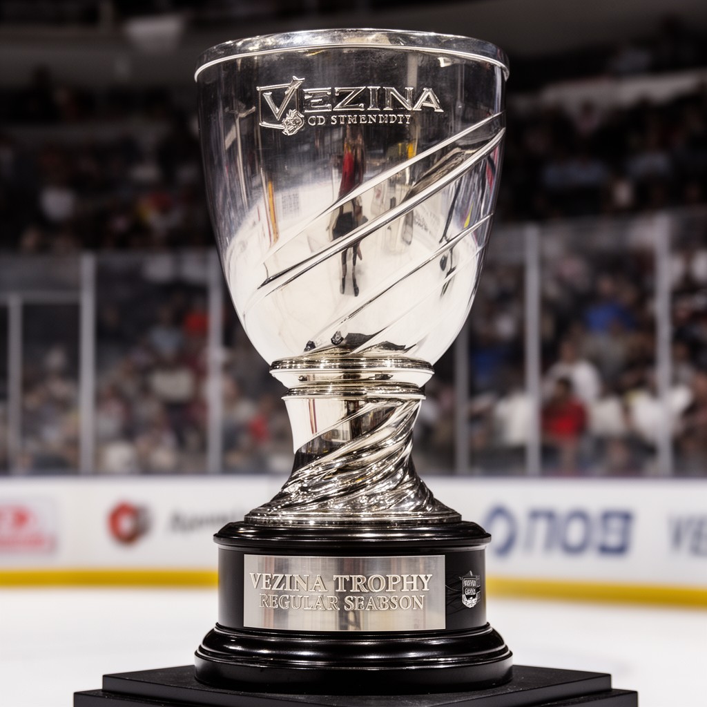 AI-generated illustration of Vezina Trophy