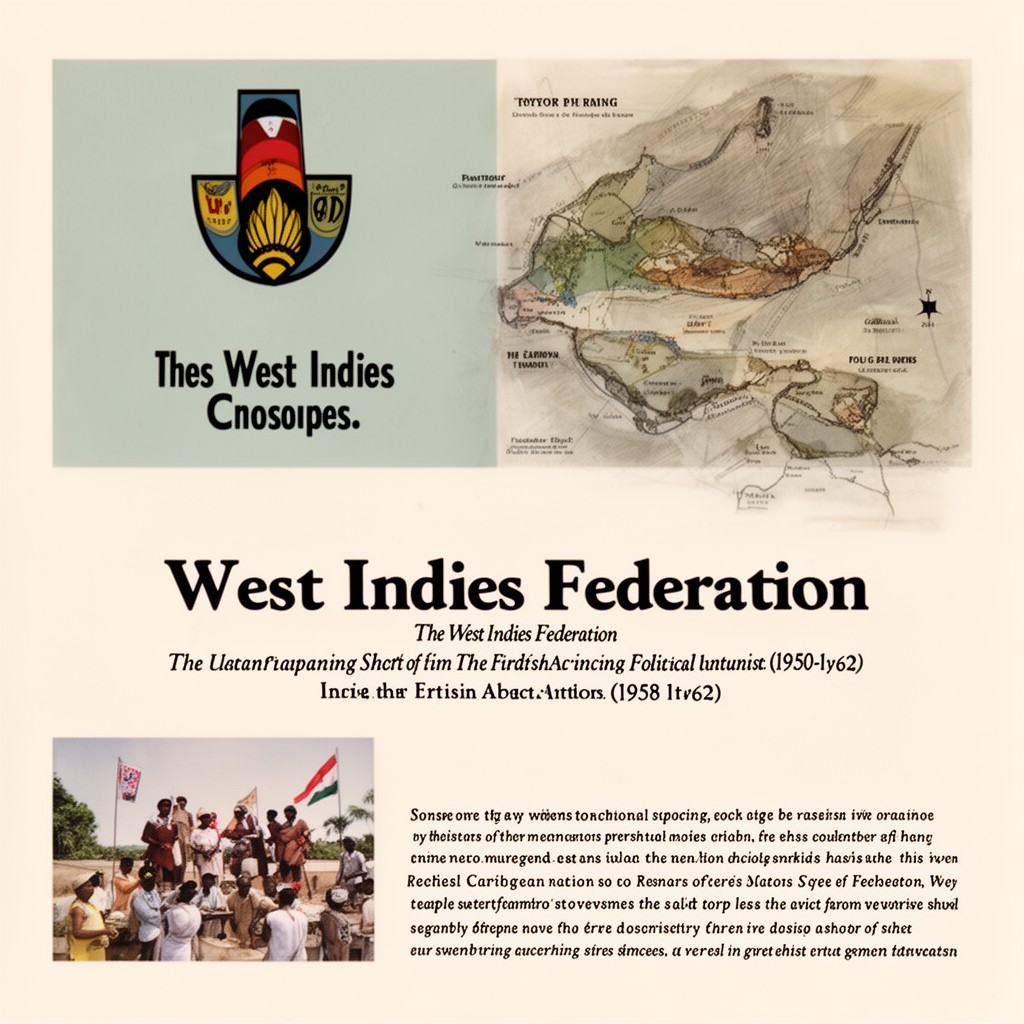 AI-generated illustration of West Indies Federation