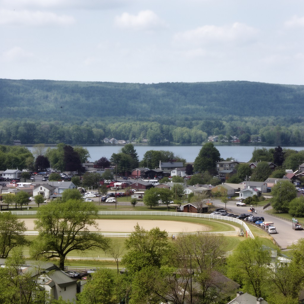 AI-generated illustration of Saratoga County